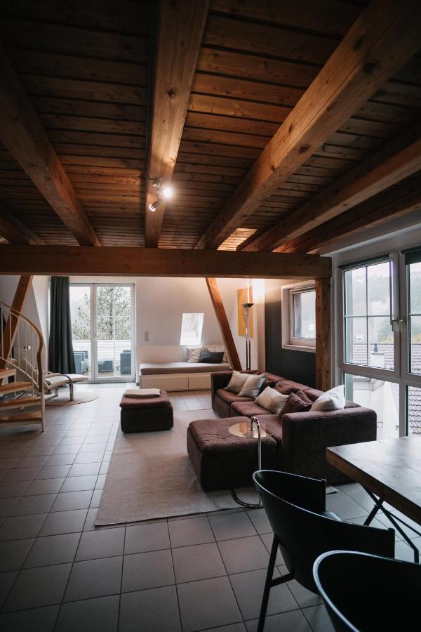 Eigenes Maisonettehaus In Idyllischer Lage Mit Balkon, Nahe Messe, 24H Self-Check In, Gratis Parken Schwabach Exterior foto